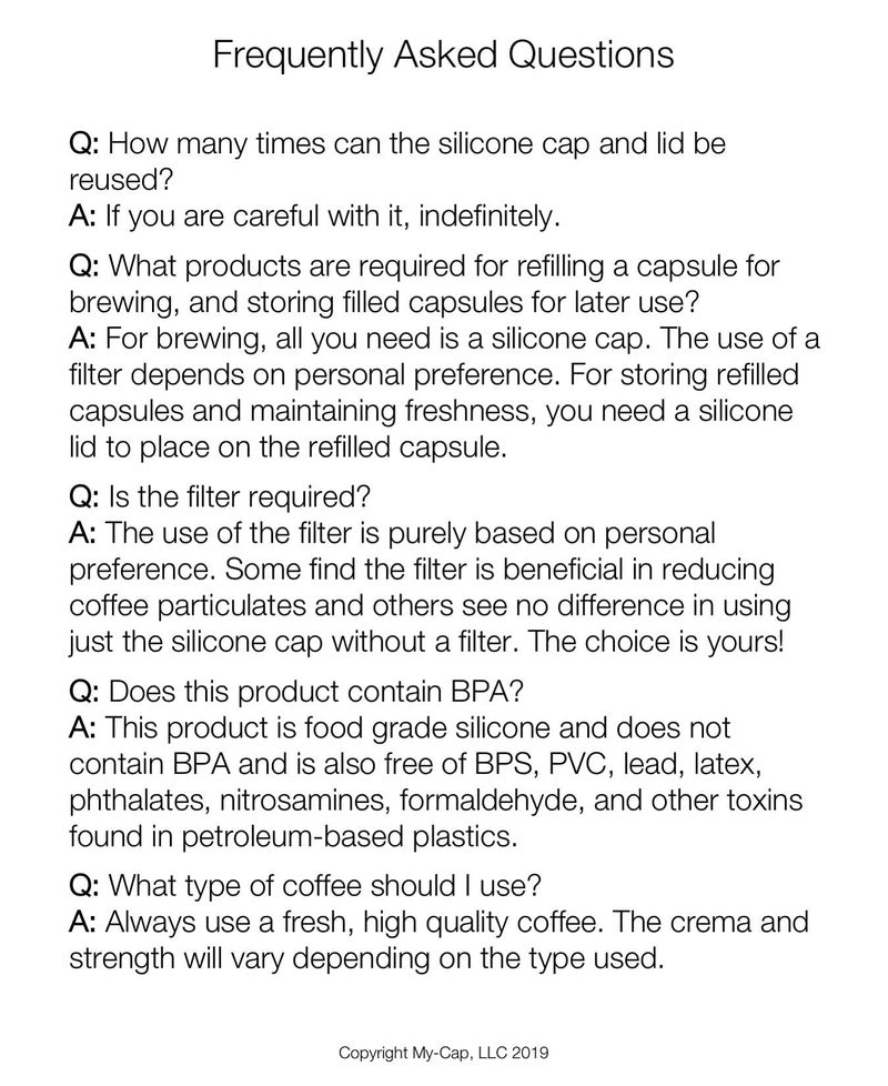 My-Cap Silicone Capsule Caps - Compatible with Nespresso Vertuo Pods - Reusable, Food Grade & BPA Free Coffee Pod Cap - Reuse your Nespresso Vertuo Capsules - Image 2